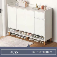 ราคา ตู้รองเท้า ชั้นวางรองเท้า shoes shelf ตู้เก็บรองเท้า ชั้นรองเท้า ตู้เก็บของ shoe rack ชั้นวางไม้ ตู้อเนกประสงค์ พร้อมชั้นวางของ (21166214066)