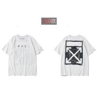 ราคา ละเมอเสื้อยืดแขนสั้นสำหรับผู้ชายและผู้หญิงยี่ห้อ Offwhite Limited Arrow เสื้อยืดแขนสั้นลายลูกศรทรงหลวม (18962455383)