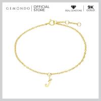 ราคา Gemondo สร้อยข้อมือทองคำ 9K ตัวอักษร J ประดับเพชร Diamond สร้อยข้อมือตัวอักษร ทองคำแท้ ประดับเพชรแท้ (20412250453)