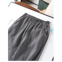 ราคา UNIQLO ผ้า Seersucker แห้งระบายอากาศได้ผิวไม่ติดกางเกงผู้หญิงบางระบายอากาศได้สำหรับฤดูร้อนกางเกงผู้ชายขาสามส่วนกางเกงลำลอง (20441229679)