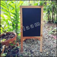 ราคา ป้ายวินเทจ กระดานดำ กระดานดำไม้สัก ป้ายพับได้ ป้ายโฆษณาแบบกระดานดำวินเทจ งานไม้สักแฮนเมด สูง100 cm billboard hand made (19089883905)