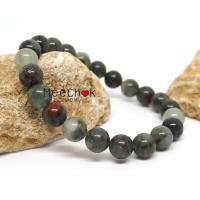 ราคา หินบลัดสโตน หินเลือด Bloodstone 8 มิล ปลอดภัยจากโรคภัยไข้เจ็บ ช่วยปรับอาการไหลเวียนของเลือด หินมงคล หินสี หินนำโชค กำไลหินมงคล กำไลหิน (967540410)