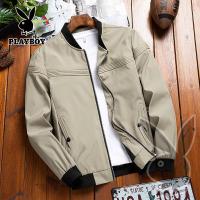 ราคา PLAYBOY เสื้อแจ็คเก็ตผู้ชาย Slim Outer Casual Men S Jacket Men S Windbreaker Jacket Zip Jacket (16337777983)