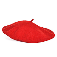 ราคา Girls Plain Beret Womens Winter Hat Fashionable Winter Beret French Beret Hat Wool Beret For Women (20800971745)