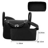 ราคา สําหรับกระเป๋าถือมินิ Lindy26 แต่งหน้าในกระเป๋าออแกไนเซอร์ผู้หญิงเดินทางแต่งหน้าภายในกระเป๋าถือตุ๊กตาหนังนิ่มเดินทางแทรกถุงเก็บกระเป๋าซับ (20210619660)