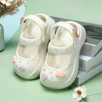 ราคา LYL CROS เด็กผู้หญิงรองเท้า Crocs ฤดูร้อนเจ้าหญิงหัวเบา Diy ป้องกันการชนกันขนาดกลางและใหญ่เด็กรองเท้าแตะนุ่มระบายอากาศได้ดีป้องกันการลื่น (19419477506)