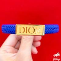 ราคา ข้อมือ DIOR สายหนังถัก แผ่นทองแท้ 0 2 กรัม ทองคำแท้ 99 99 ไซส์ 15 19 ซม ถูกที่สุด มีใบรับประกัน (18309156605)