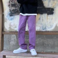 ราคา Japanese Men Jeans Fashion Purple Green Loose Straight Vintage Casual Streetwear Skateboard Dance Denim Cargo Baggy Pants (13045910548)