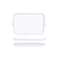 ราคา DONMARK ชุดกระจก 3 ชิ้น เหลี่ยม DM 800 ขาว (10321150435)