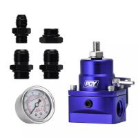 ราคา GF20 PQY AN8 High Rressure Fuel Regulator w boost 8AN 8 8 6 EFI Fuel Pressure Regulator with gauge PQY7855 เร็กกูเรเตอร์ (8352381039)