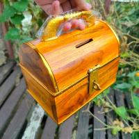 ราคา MK42 กระปุกออมสินทรงหีบสมบัติโบราณ สำหรับใส่ของมีค่า ออมสินเก็บเงิน สำหรับการค้าขาย (17884824280)