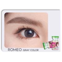 ราคา คอนแทคเลนส์ รุ่น Romeo ยี่ห้อ Pretty doll Size mini มีสี เทา ตาล สายตาปกติ (17208818504)