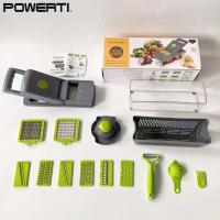 ราคา เครื่องตัดไดเซอร์สไลด์มีดหั่นอาหารเครื่องตัดผักแบบเกลียว15 In 1ที่หั่นผักพร้อมภาชนะเครื่องมืออเนกประสงค์ในครัว (21178528798)