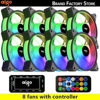 ราคา Aigo AR12 120mm PC พัดลมเคสคอมพิวเตอร์ RGB ฮีทซิงค์ Aura พอร์ต SATA 12cm เย็นตัวควบคุมแบบเงียบ armb พัดลมระบายความร้อนระบายอากาศ (21164741155)