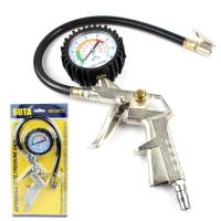 ราคา หัวเติมลมพร้อมเกจ์วัดลม หน้าปัดน้ำมัน INFLATOR AND GAUGE KIT รุ่น JIkTePump 12A E1 (5714290847)