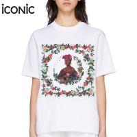 ราคา iCONiC LISA WHITE T SHIRT 5642 เสื้อยืด พิมพ์ลาย โมนาลิซ่า ขาว ดอกไม้ เสื้อผ้าผู้หญิง เสื้อยืดผญ เสื้อยืดผช เสื้อยืดแฟชั่น เสื้อยืดขาว (9703167975)