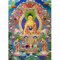 ราคา NewBrightBase ผ้าภาพพระศากยมุนีพุทธเจ้าม้วนโปสเตอร์ติดผนังพิมพ์ ขนาด 32 24 17 13 ไอเดียของขวัญ (2104690452)