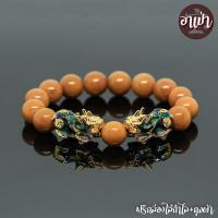 ราคา อาเป่า หินหยกน้ำผึ้ง แท้ 100 Honey Jade ขนาด 12 มิล ประดับปี่เซียะ 5 ธาตุ 1 คู่ สีทอง ปี่เซียะเปลี่ยนสี ปี่เซียะ 5 สี คัดหิน เสริมโชคลาภ (825866077)