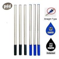 ราคา 6 ชิ้น PDD ไส้ปากกา โรลเลอร์บอล Sheaffer Style แบบตรง หมึกน้ำเงิน ดำ 6 pcs PDD Rolllerball Refills Sheaffer Style Straight Type Blue Black Ink (420763350)