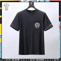 ราคา 23 taon Chrome Hearts Classic Cro Scroll Heart Cross Horseshoe เสื้อเชิ้ตแขนสั้นคอกลมผ้าฝ้าย มีสินค้า XS 5XL (21132181428)