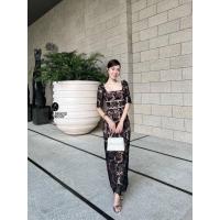 ราคา JISOO พร้อมส่ง 11A S XL dress เดรสสีดำ เดรส เดรสยาว เดรสลูกไม้ฉลุ เดรสแขนสั้น เดรสผ่าหลัง ใส่ออกเดท ใส่ปาร์ตี้ ออกงานกลางคืน ใส่ไปทะเล เที่ยว (20913148795)