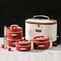 ราคา pici123 Stainless steel heated and insulated lunch box microwave lunch box lunch box (20651479601)