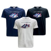ราคา Guy Laroche เสื้อยืดสกรีนลายรองเท้า เนื้อผ้า Cotton100 มีให้เลือก3สี DKT6202P3 (20794371263)