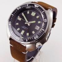 ราคา Tandorio 44มม ดำน้ำอัตโนมัติผู้ชายนาฬิกา PT5000 NH35 200M กันน้ำ Sapphire Glass สีดำ Dial C3 Lume มือหนัง Strathop (19627696579)