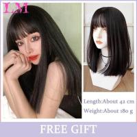 ราคา LM สังเคราะห์แบบยาวตรง Lolita สำหรับผู้หญิงวิกผม Anime คอสเพลย์ผมหลากสีหลายสีสีม่วงดำธรรมชาติวิกโลลิต้า (20537004127)