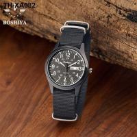 ราคา Swiss Army Watch Mens Nylon Braided Band Double Calendar Watch Luminous Waterproof Outdoor Fishing Couple Womens Stainless Steel Watch (20062254155)