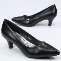 ราคา รองเท้า 2176 1A1B รองเท้าคัชชูนักศึกษา รองเท้าส้นสูง รองเท้าคัชชูสีดำ 2 2 นิ้ว FAIRY หนัง PU (19714901135)