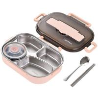 ราคา 1 5L Bento Boxes for Student Thermal Insulation Bento Lunch Box Tableware SetLunch Containers for Kids Lunch Box (17419396976)