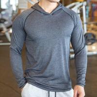 ราคา Ciw Ready Stock Autumn Gym Men T Shirt Casual Long Sleeve Slim Tops Tees Elastic T Shirt Sports Fitness Breathable Quick Dry Hooded T Shirt (16567694369)