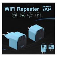 ราคา WIFI Repeater Wireless WiFi Extender 300Mbps Wi Fi เครื่องขยายเสียง 802 11N ยาวช่วง Wi Fi Booster 2 4G (16035900416)