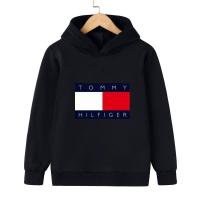 ราคา Baju Tommy Hilfiger เด็กชายหญิงแขนยาวเสื้อสเวตเตอร์เด็กมีฮู้ด (20596448425)