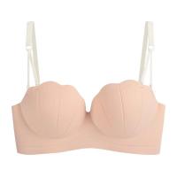 ราคา ชุดชั้นในไร้รอยต่อ บราไร้โครง ดันทรง รูปเปลือกหอย สายถอดได้ (20227264309)