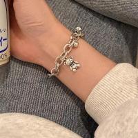 ราคา ร้านไทย กำไลข้อมือเงิน สร้อยข้อมือ สร้อยข้อมือ สร้อยเงิน เครื่องประดับแฟชั่น กระดิ่ง ลายหมี รูปหัวใจ (17193035366)