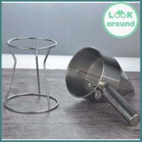 ราคา ที่หยอดแป้งสแตนเลส อุปกรณ์หยอดแป้ง ที่หยอดใส่ พร้อมขาตั้ง Look Around (8168447225)
