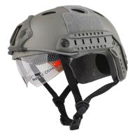 ราคา IDOGEAR Emersongear Tactical FAST Helmet With Protective Goggle PJ ABS Tactical Military Helmet EM8819 Multicam Navy Seal Highlander (482734149)