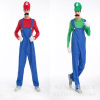 ราคา Mario ยิงจริง Mario และ Luiki Brothers ชุดเล่นตามบทบาทฮาโลวีนชุดเอี๊ยมช่างประปา (19672331381)