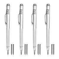 ราคา 4Pcs Tungsten Carbide Scriber Diamond Marking Scriber with Magnet Aluminum Etching Engraving Pen with 8 Replacement Marking Heads (17856409336)
