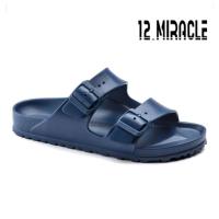 ราคา Birkenstockรองเท้าแตะ Arizona EVA Sandals Navy Fashion slippers (18533420637)
