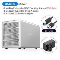 ราคา ORICO 35 Series 4 Bay 3 5 Sata To USB 3 0 HDD Docking Station พร้อม RAID Built In 150W Dual Chip HDD Enclosure (16730666132)