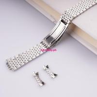 ราคา Suitable For 18 19 20Mm Hollow Curved End Beads Of Rice Watch Band Strap Omega Vine Constellation 0428 (19811488850)