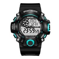 ราคา นาฬิกากันน้ำ SPORT WATCH นาฬืกาดิจิทัล กันน้ำลึก จับเวลา น้่ำหนักเบา (20672924443)