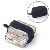 ราคา Pouch Pensil น่ารักความจุมากกล่องดินสอทนทานและทำความสะอาดง่ายเครื่องเขียนมีซิปกระเป๋ามือจับแบบยึดง่ายเหมาะสำหรับโรงเรียนเก็บของใช้ในสำนักงานหลายชั้นของขวัญสำหรับศิลปินผู้ชายผู้หญิงเด็กนักเรียน (206910