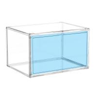 ราคา XINLANYASHE กล่องใส่ของ กล่องใส่หนังสือ กล่องพลาสติกใส่ของแบบใส กล่องเก็บของเอนกประสงค์ กล่องเก็บของ ลูกกลิ้งเข็มขัดแบบใส หนังสือของเล่น กล่องเก็บของสีใส มีฝาเปิดปิด วางซ้อนได้ กล่องพลาสติกใส ใส่หนังส