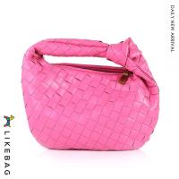 ราคา LIKEBAG ตะกร้าสานมีซิปกระเป๋าสานแท้แฟชั่นหนัง PU กระเป๋าถือทอมือสำหรับผู้หญิง (16126598622)
