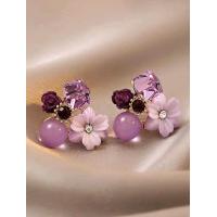 ราคา ProudGallery ต่างหูแฟชั่น น่ารักๆ สไตล์เกาหลี ต่างหูไฮโซ ต่างหูออกงาน Stud Earrings งานดี เกรดพรีเมี่ยม (7338660522)