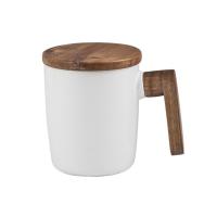 ราคา Wooden Handle with Cover Coffee Cup Lovers Coffee Mugs Ceramic Coffee Mug Cup Set Wooden Coffee Cup (14868880609)